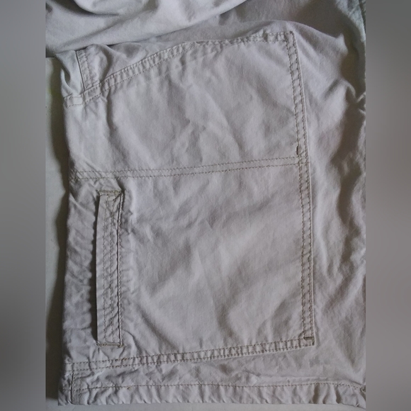 Vintage Unionbay Lightweight Boxy Zip Up Hoodie Jacket. Tan. Women's 1X - Picture 6 of 7